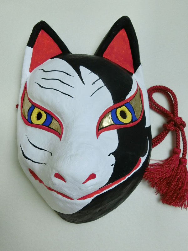 秦こころの狐面(斑)