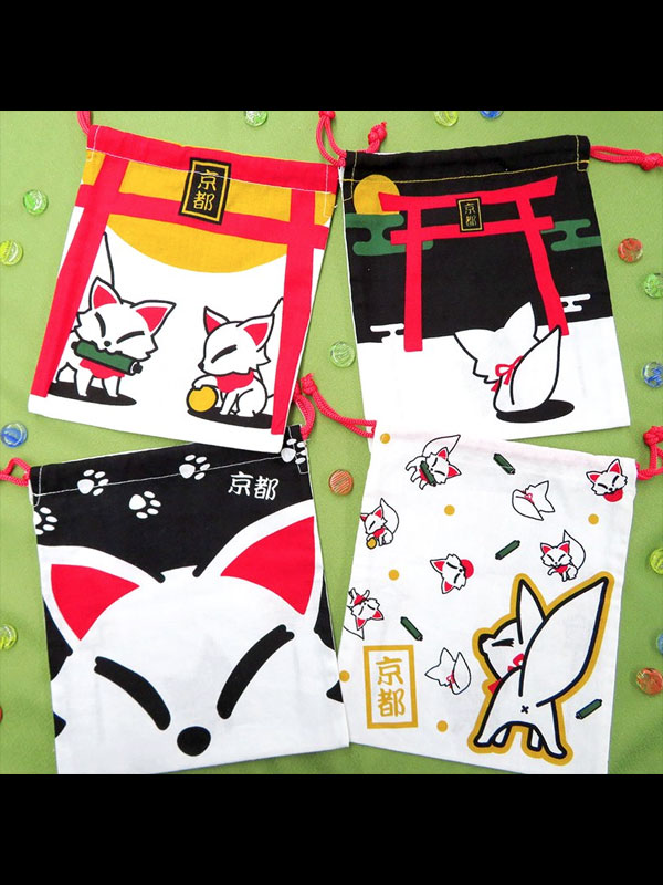 お稲荷さんきつね 巾着コレクション