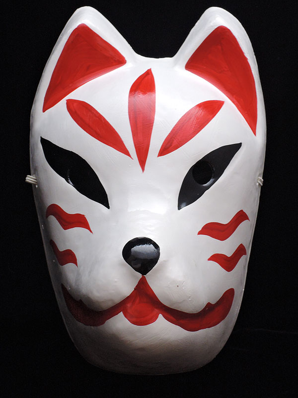 カサマヤ物産:狐面(赤化粧)