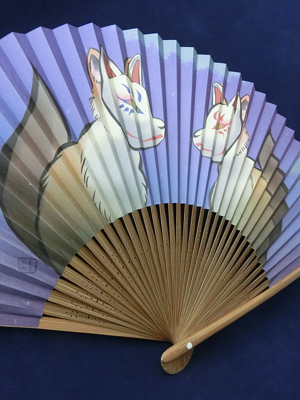 狐面扇子