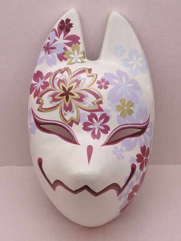 狐面「千世桜」<<羽二重張り>>